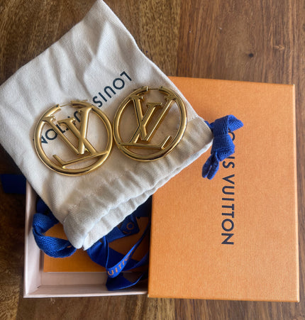 Louis Vuitton hoop earrings