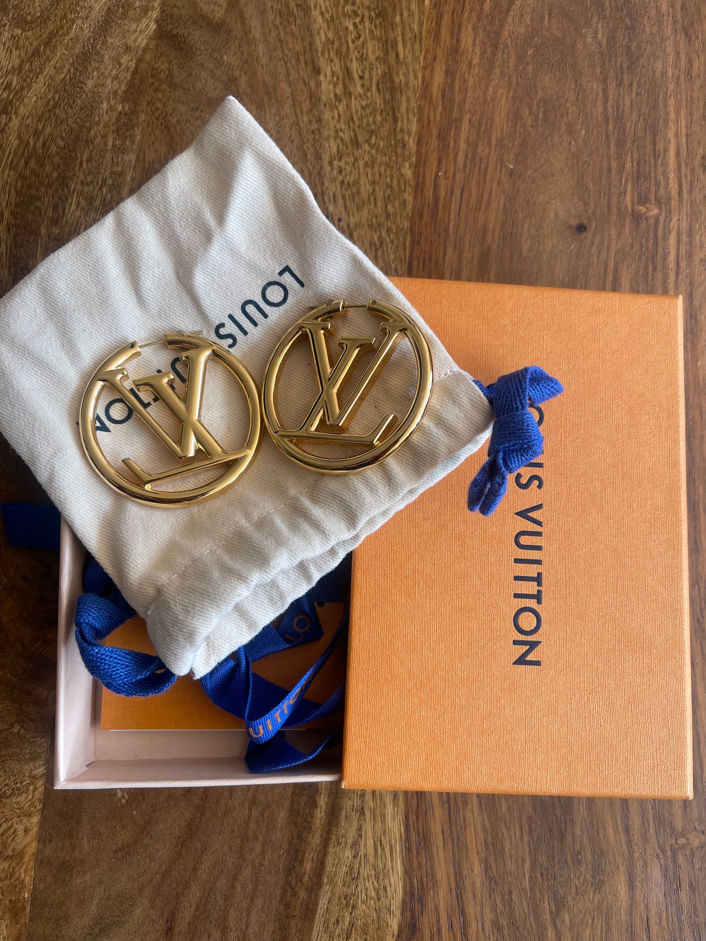 Louis Vuitton hoop earrings