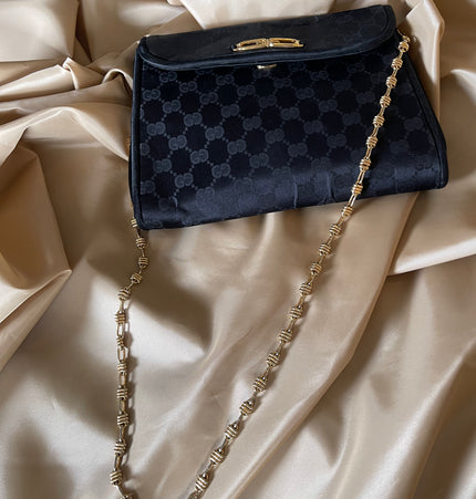 GUCCI  vintage satin crossbody bag