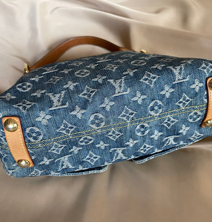 Louis Vuitton baggy denim shoulder bag