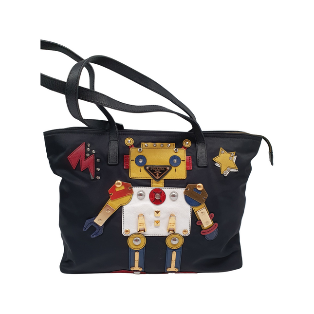 Prada Robot tote shoulder bag