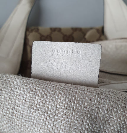 Gucci monogram shoulder tote