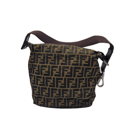 Fendi cloth shoulder bag