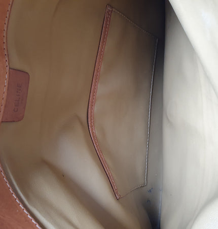 Celine vintage triomphe clutch bag