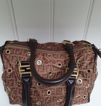 Fendi Boston rivet handbag