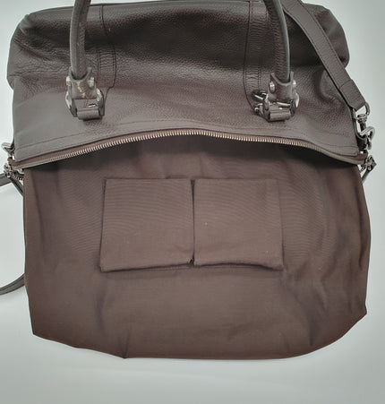 GUCCI  dome interlocking gg leather crossbody bag