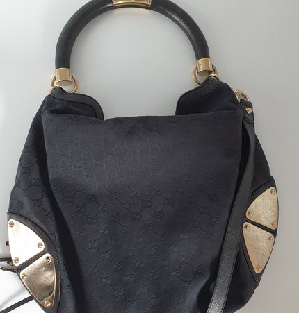 Gucci Indy cloth bag with tassle