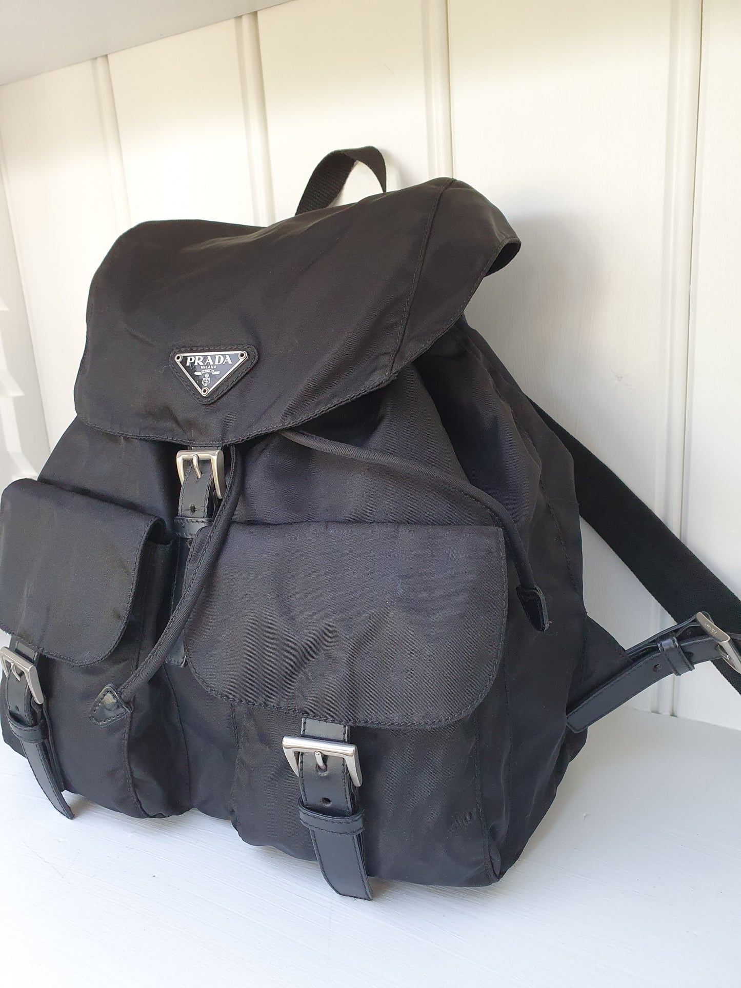 Prada nylon backpack