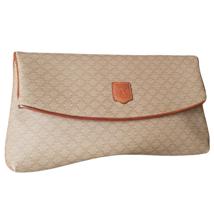 Celine vintage triomphe clutch bag