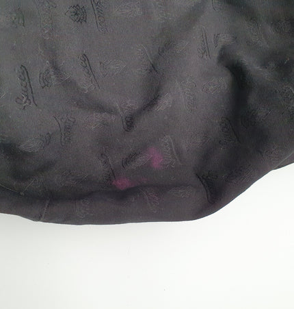 GUCCI  bamboo leather shoulder bag