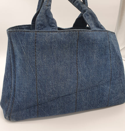 Prada canapa tote bag