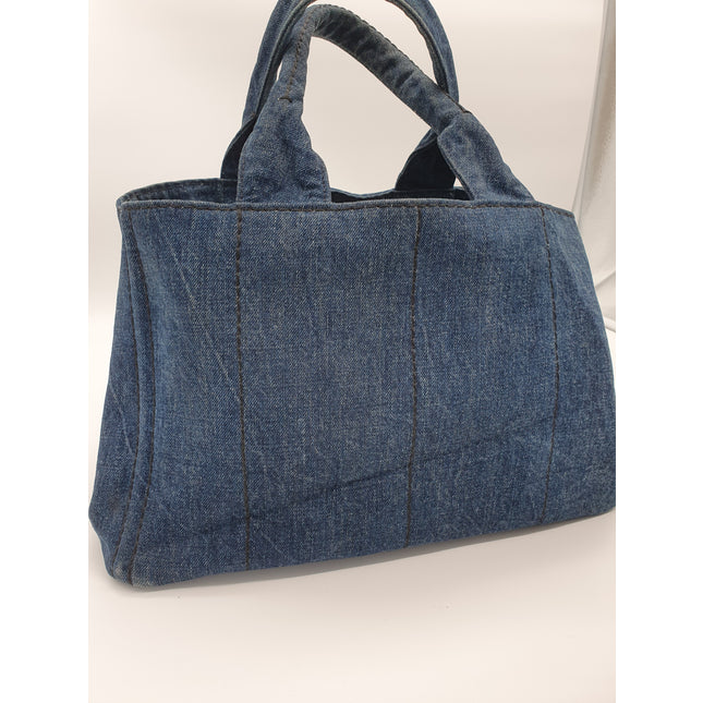 Prada canapa tote bag