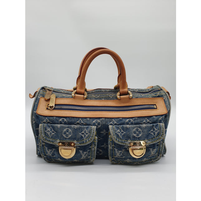 Louis vuitton neo denim handbag