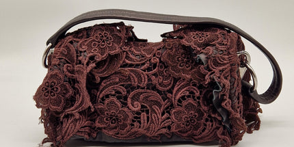 Prada lace shoulder bag