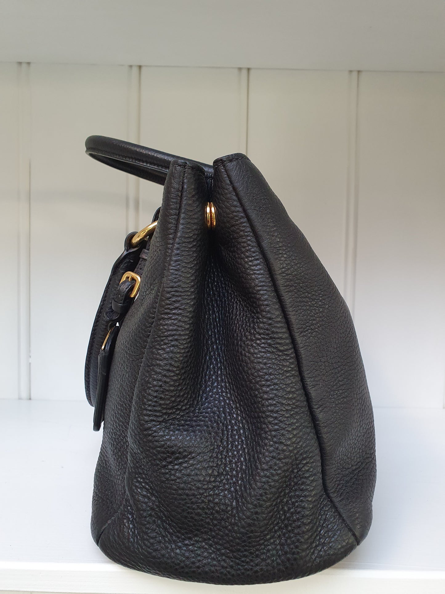 Prada leather handbag