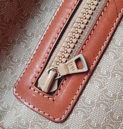 Celine vintage triomphe clutch bag