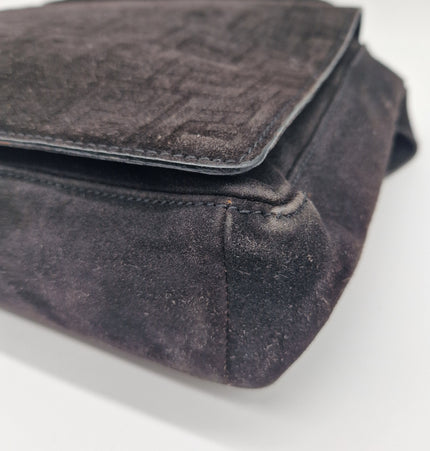 Fendi suede crossbody bag