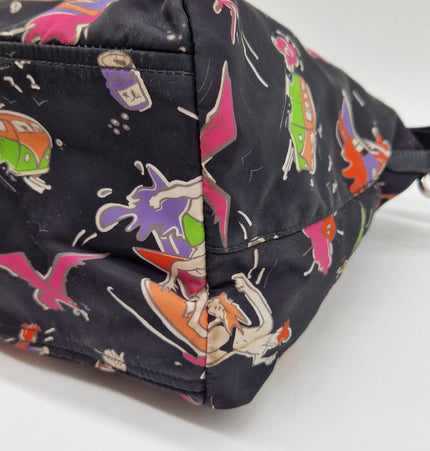 Prada colourful nylon bag