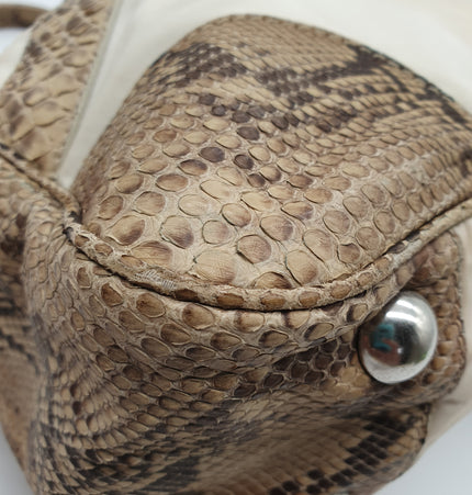 Prada python and cloth crossbodybag