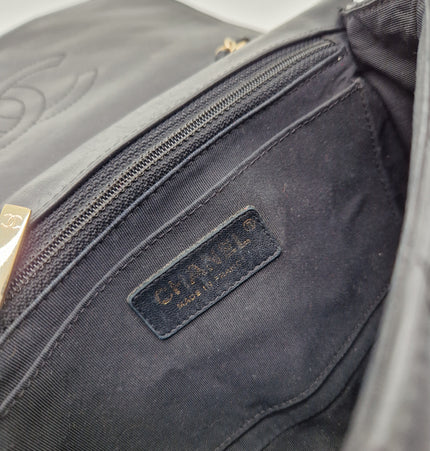 Chanel chevron crossbody bag