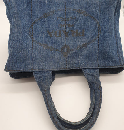 Prada canapa tote bag