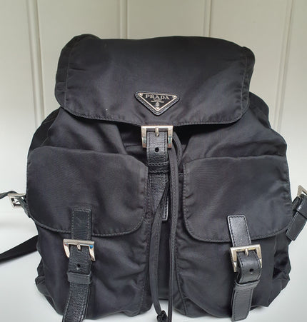 Prada renylon backpack