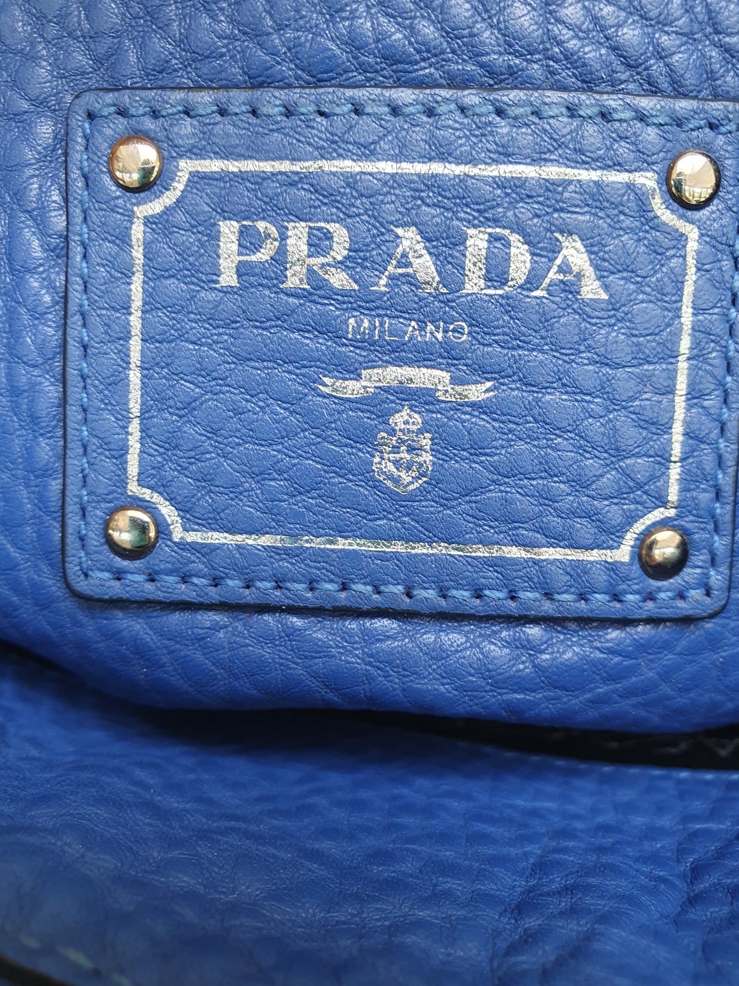 Prada leather crossbody bag