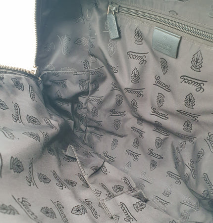 Gucci leather backpack