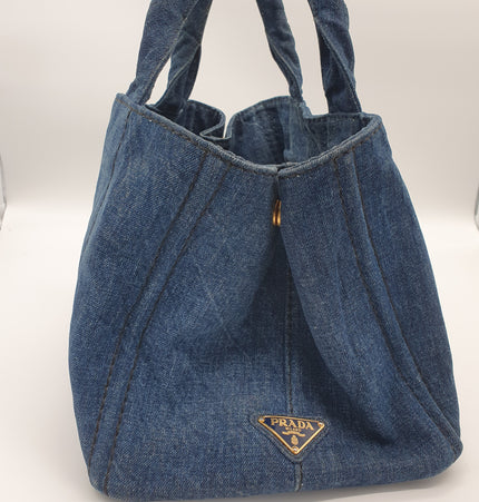 Prada canapa tote bag
