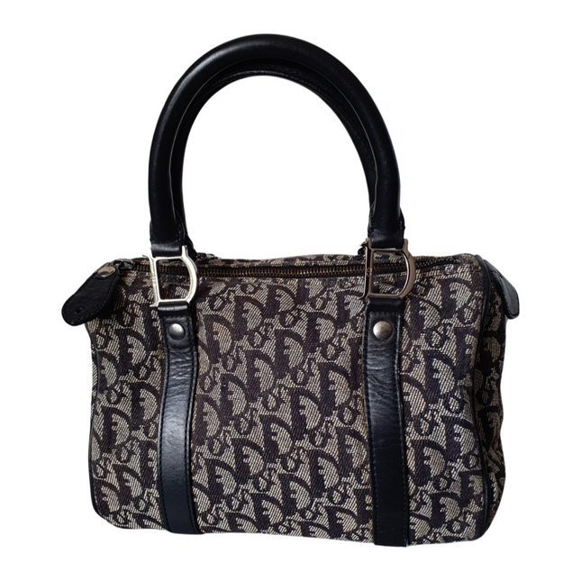 Dior Boston denim bag