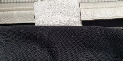 GUCCI  bamboo leather shoulder bag