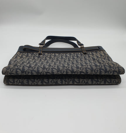 Dior saddle bowler denim handbag