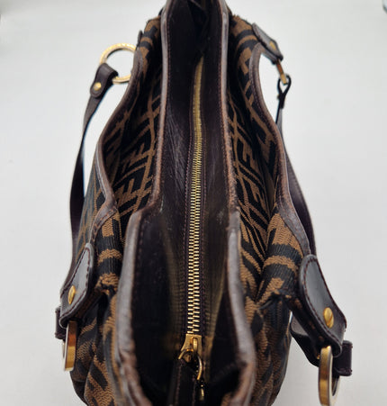 Sac bandoulière en tissu Fendi FF