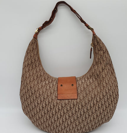 Dior Street chic denim hobo bag