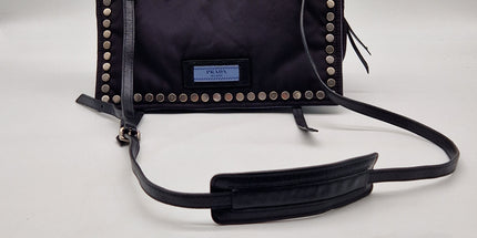 Prada studded crossbody bag