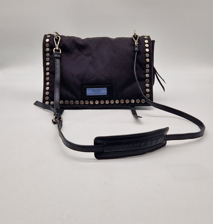 Prada studded crossbody bag