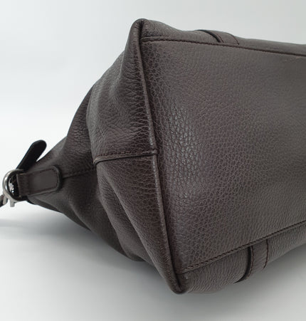 GUCCI  dome interlocking gg leather crossbody bag