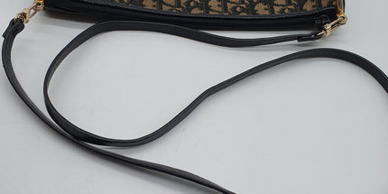 Dior vintage monogram denim crossbody bag