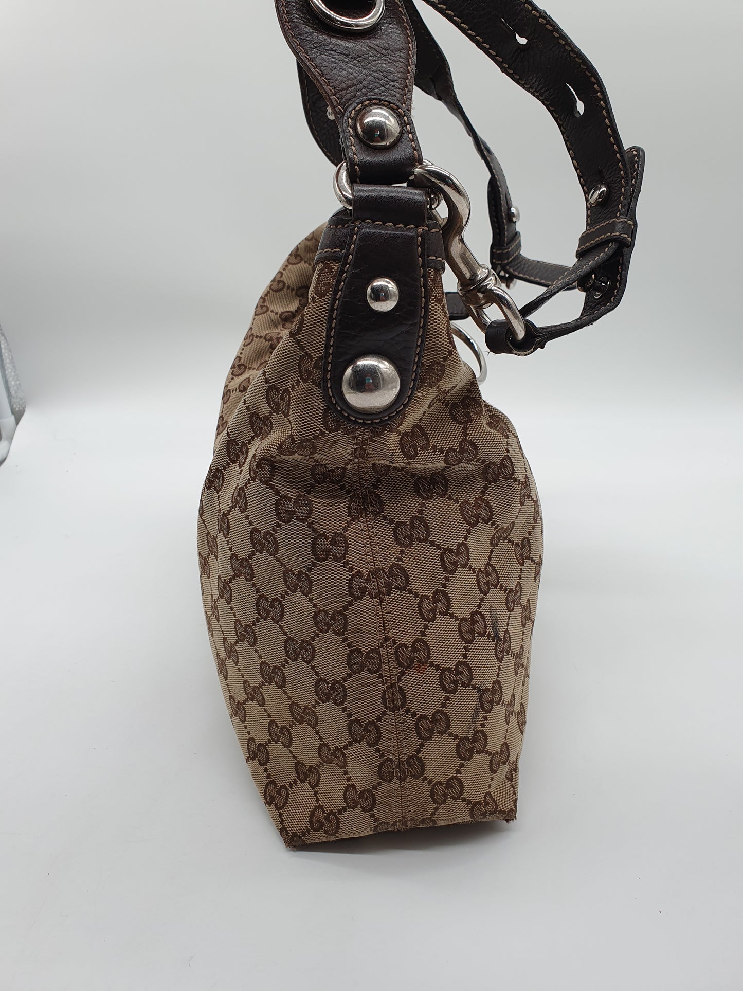 Gucci horse bit shoulder bag