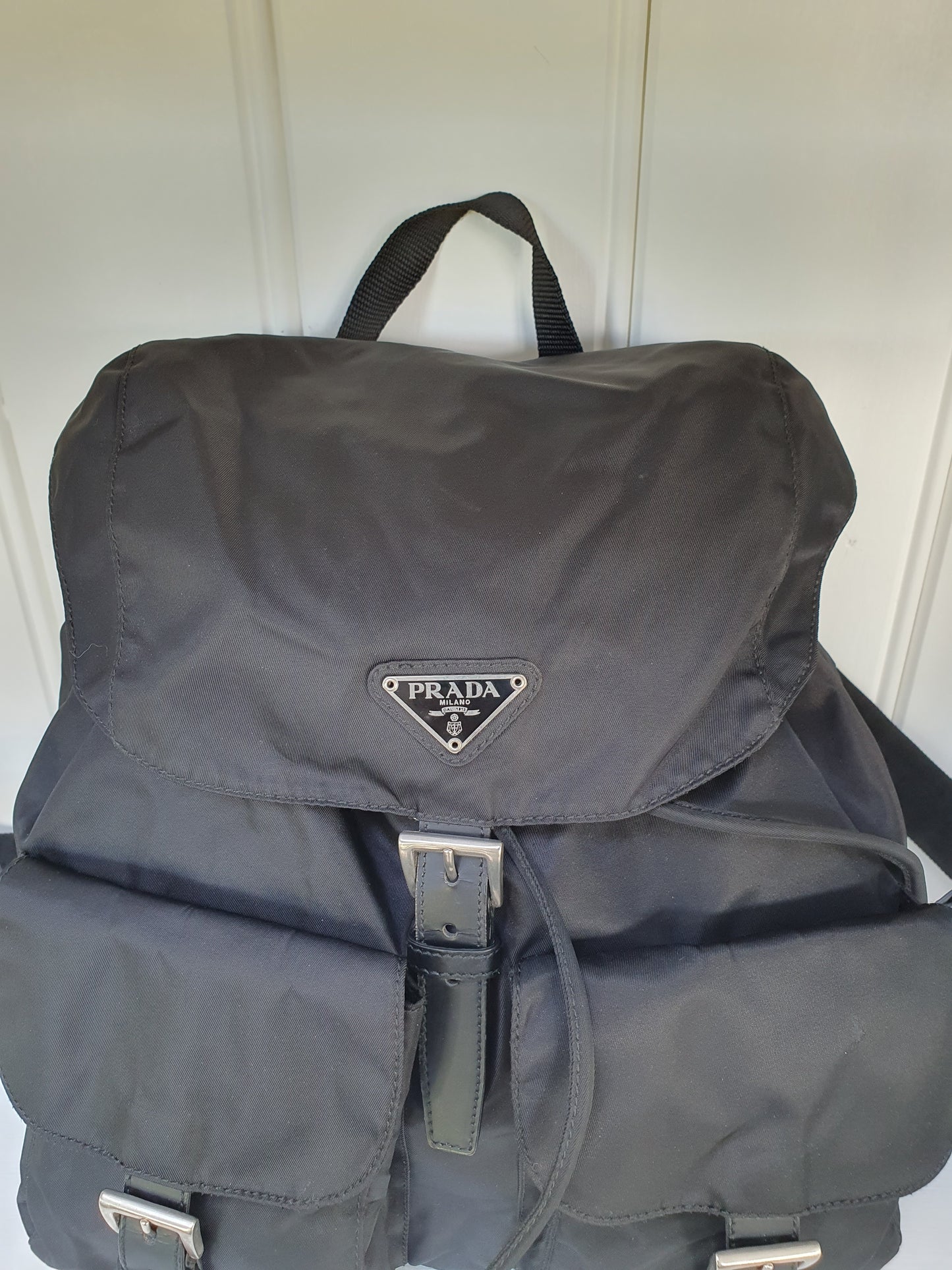 Prada nylon backpack