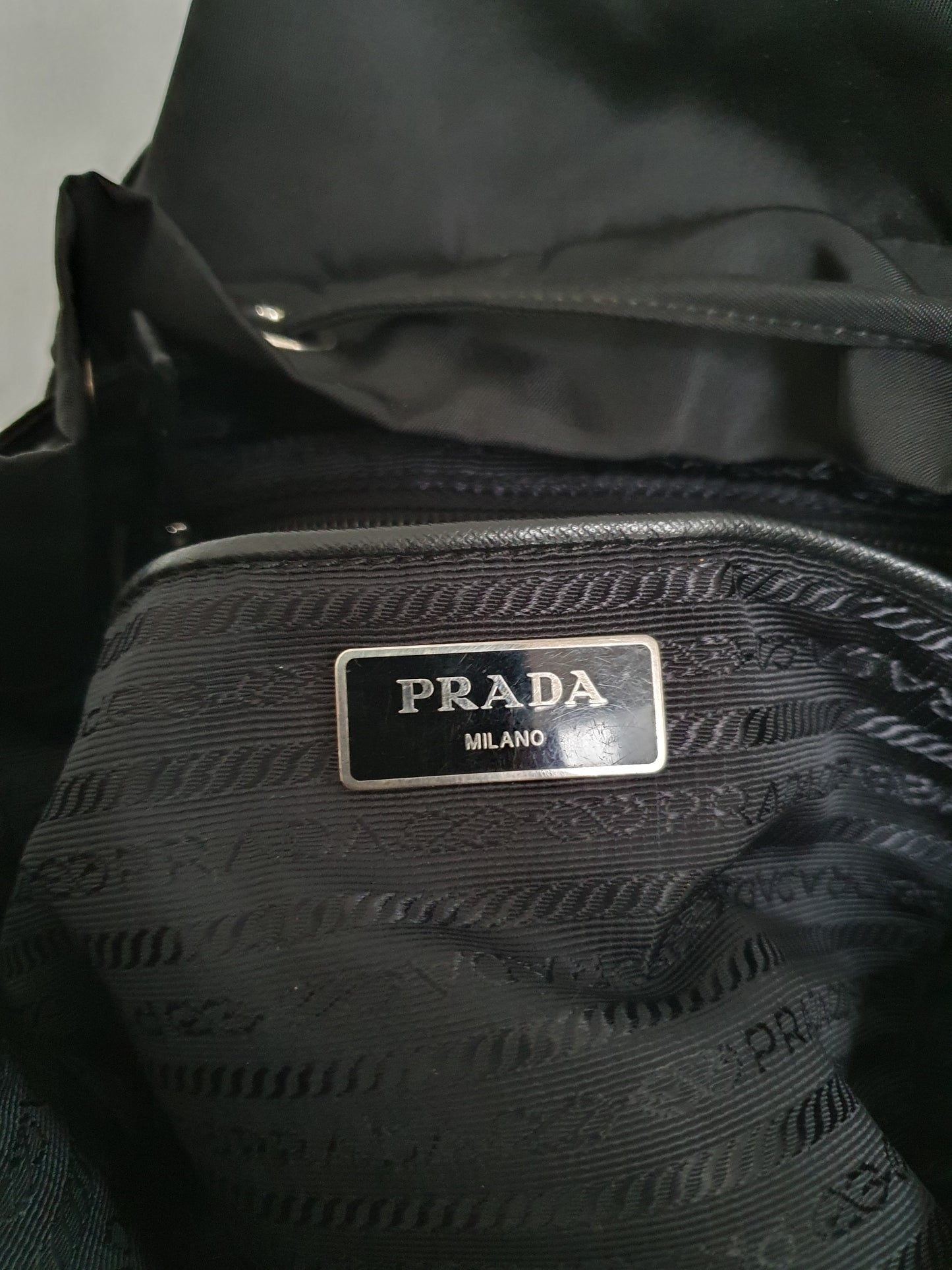 Prada renylon backpack