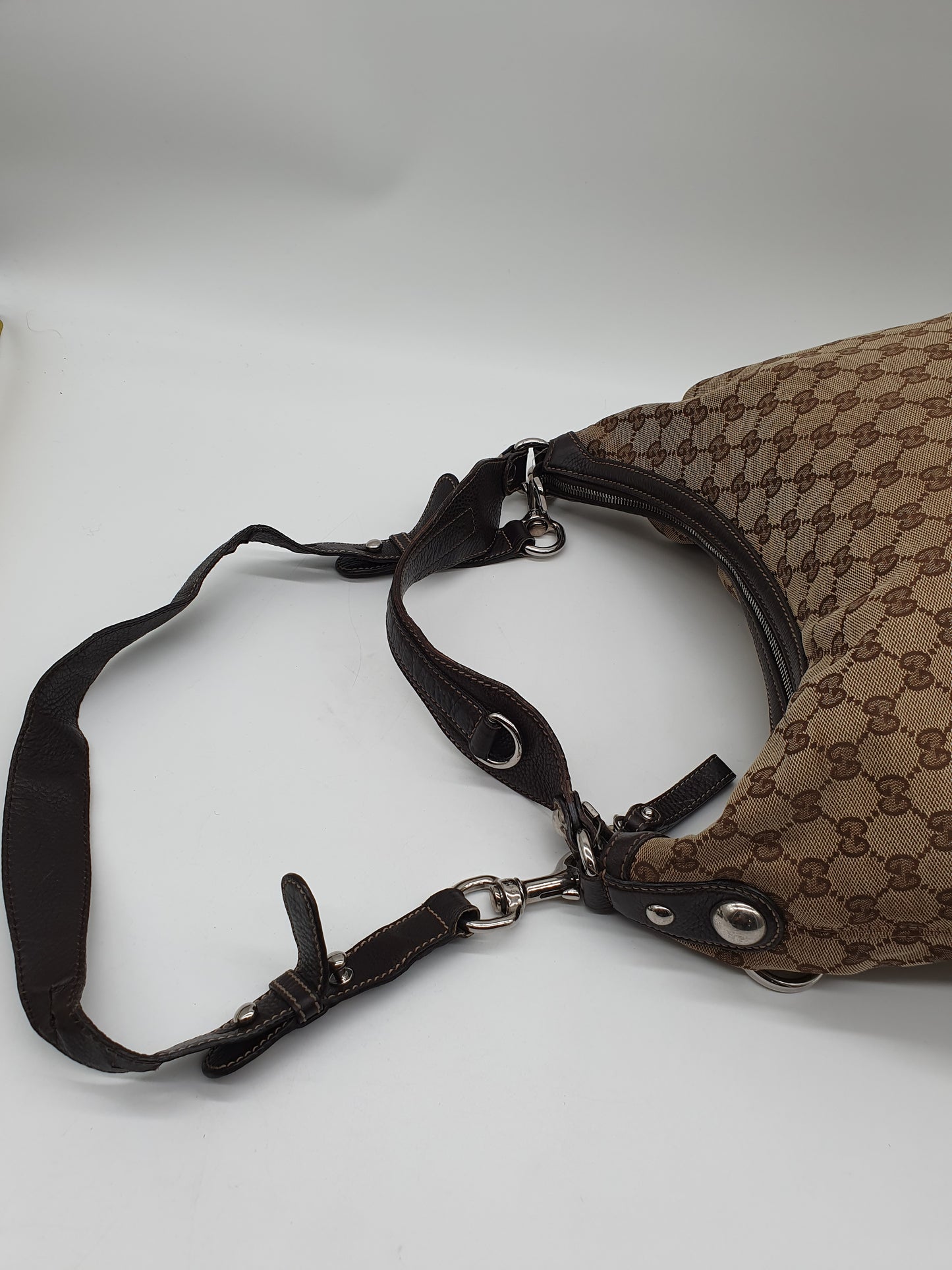 Gucci horse bit shoulder bag