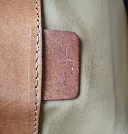 Celine vintage triomphe clutch bag