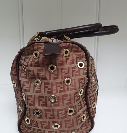 Fendi Boston rivet handbag