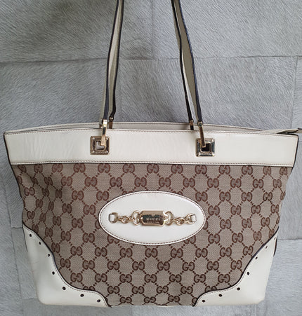 Gucci horse bit shoulder bag