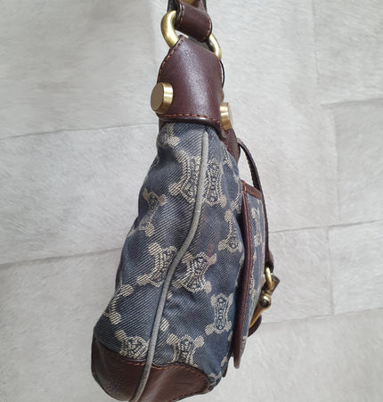 Celine denim vintage shoulder bag