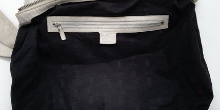 GUCCI  bamboo leather shoulder bag