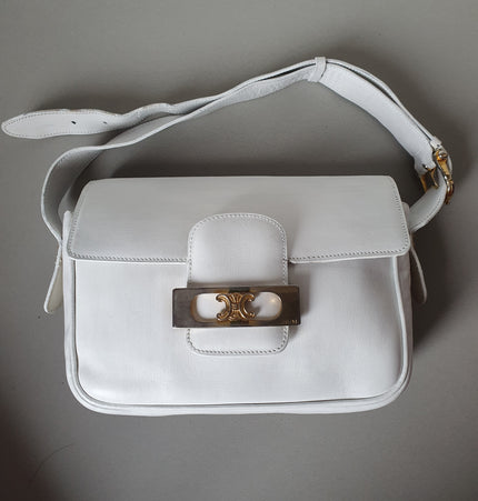 Celine vintage triomphe shoulder bag