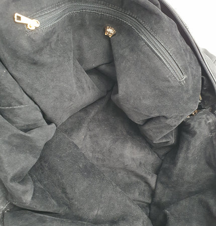 Versace medusa head vintage large shoulder bag