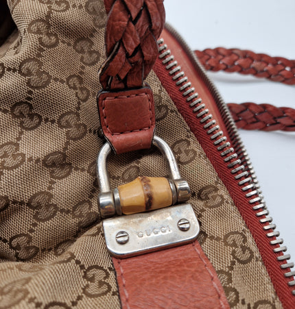 Gucci cloth shoulder bag